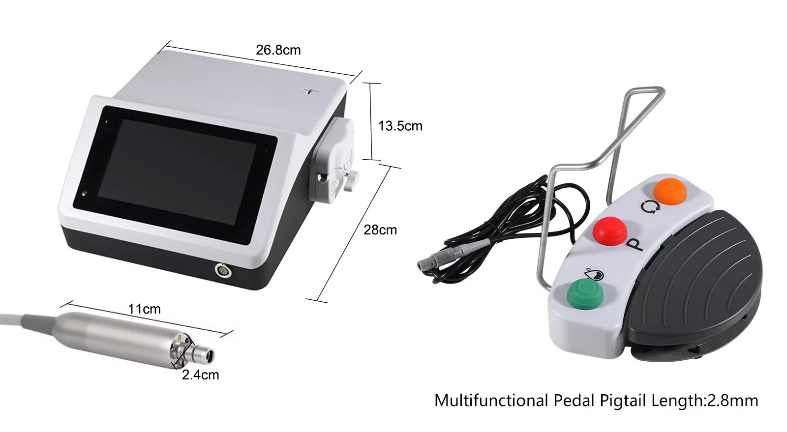 WJ YWJ-DP180 Dental LED Implant Motor Surgical System +20:1 20:1 Surgical Handpiece